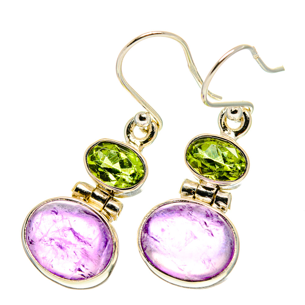 Amethyst Earrings handcrafted by Anasilvercos - EARR417461