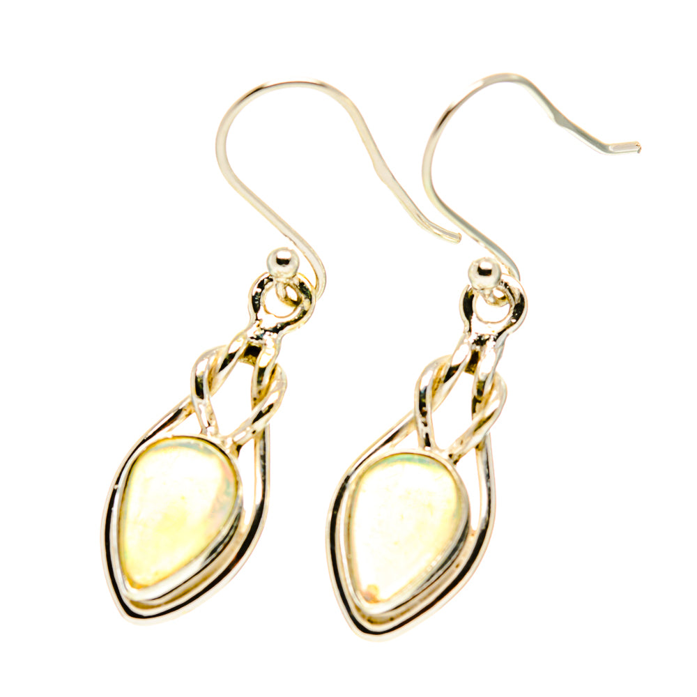 Ethiopian Opal Earrings handcrafted by Anasilvercos - EARR417469