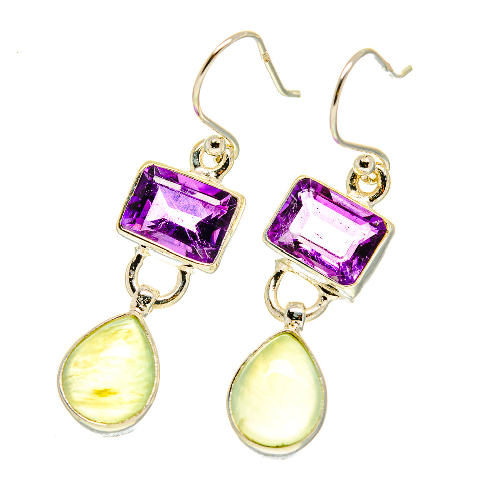 Prehnite Earrings handcrafted by Anasilvercos - EARR417480