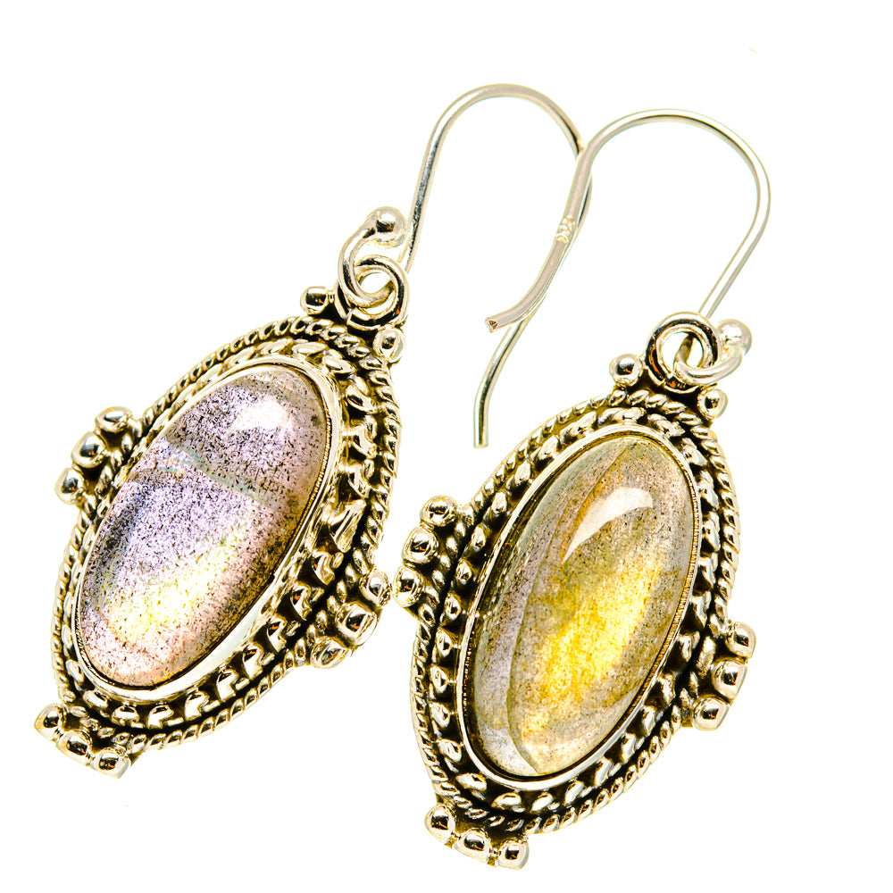 Labradorite Earrings handcrafted by Anasilvercos - EARR417481