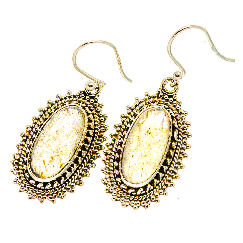 Labradorite Earrings handcrafted by Anasilvercos - EARR417489