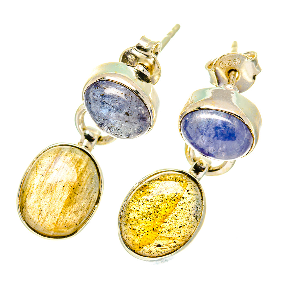 Labradorite Earrings handcrafted by Anasilvercos - EARR417499