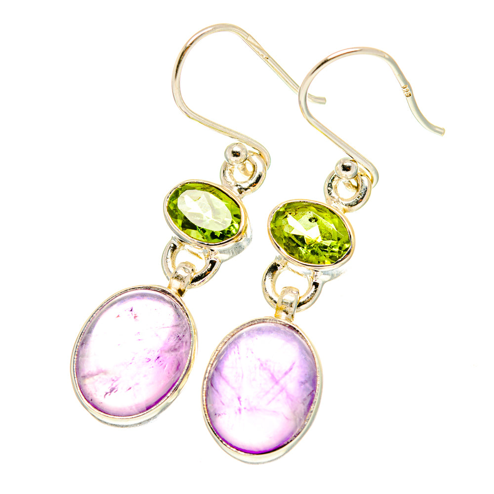 Amethyst Earrings handcrafted by Anasilvercos - EARR417513