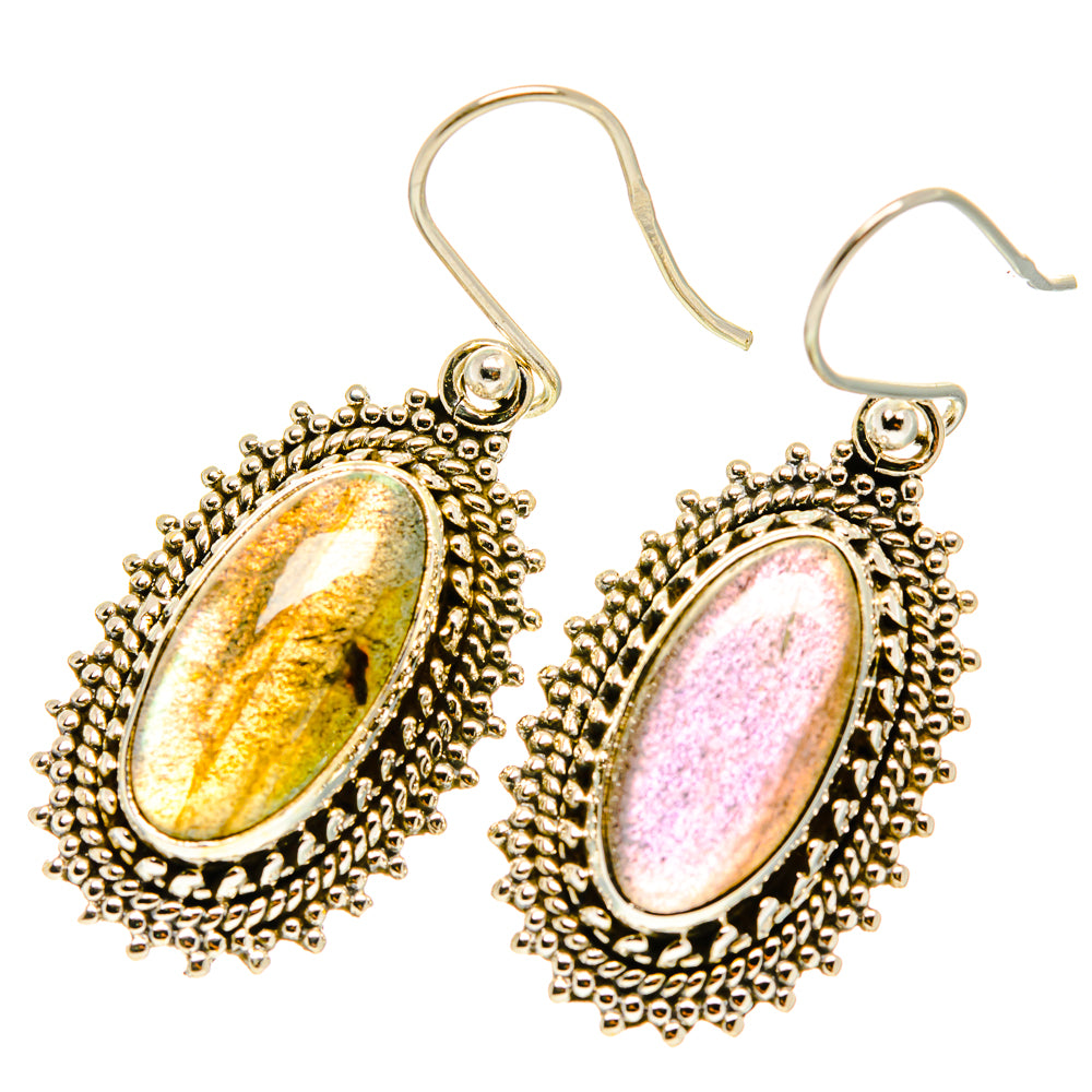 Labradorite Earrings handcrafted by Anasilvercos - EARR417524
