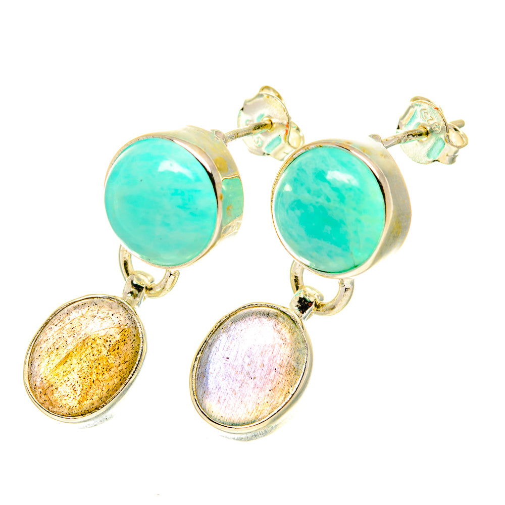 Labradorite Earrings handcrafted by Anasilvercos - EARR417533