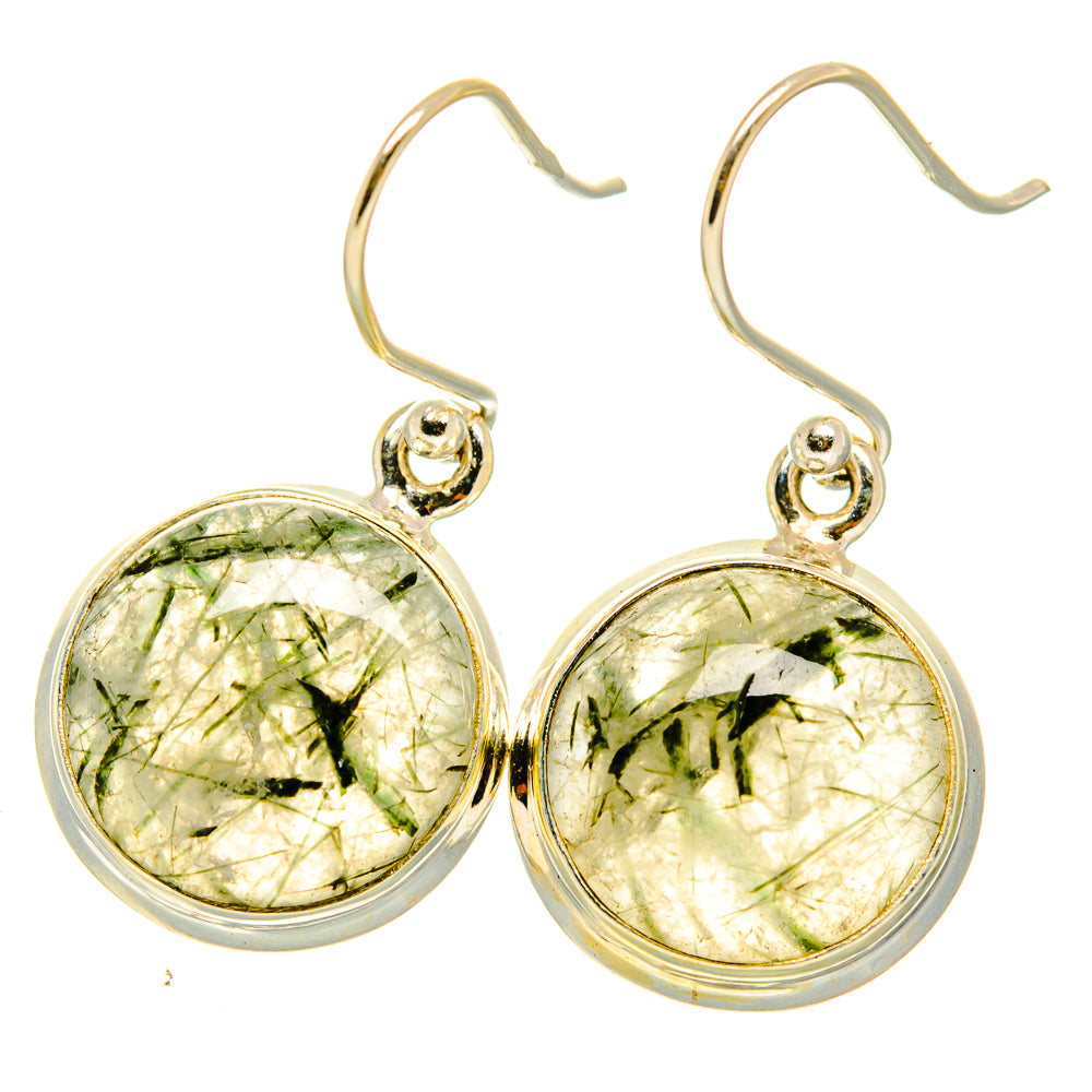 Tourmalinated Quartz Earrings handcrafted by Anasilvercos - EARR417563