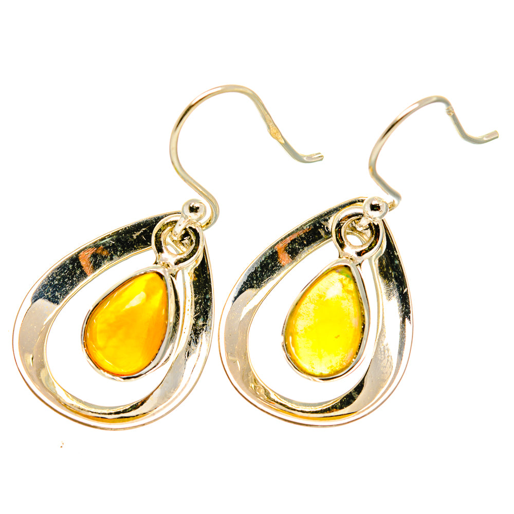 Ethiopian Opal Earrings handcrafted by Anasilvercos - EARR417566