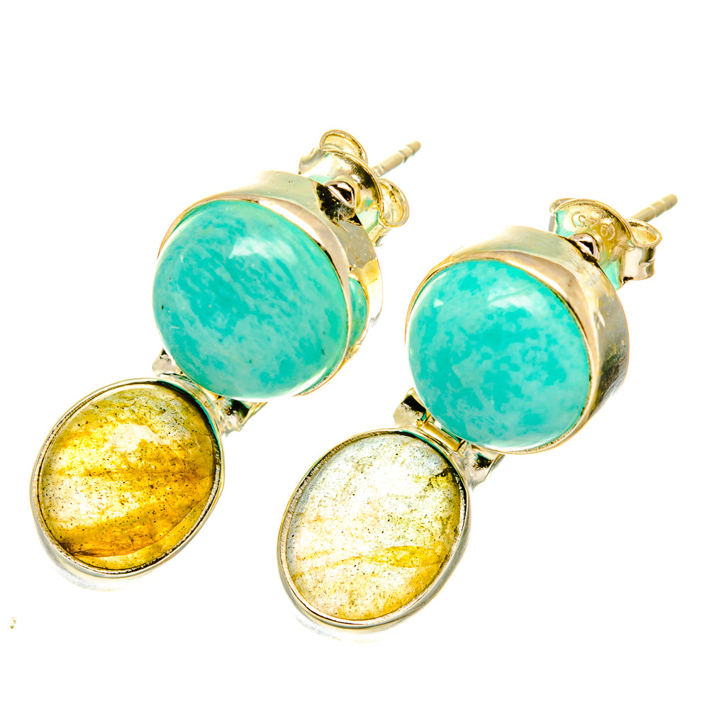 Labradorite Earrings handcrafted by Anasilvercos - EARR417594