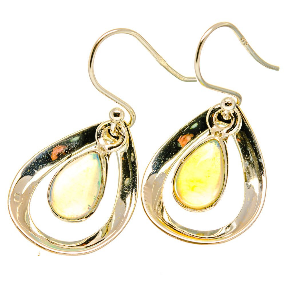 Ethiopian Opal Earrings handcrafted by Anasilvercos - EARR417636