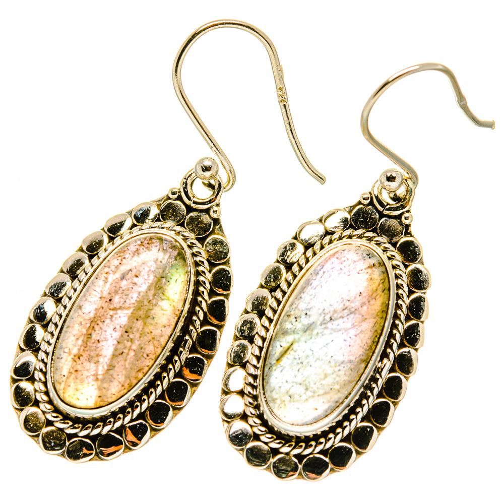 Labradorite Earrings handcrafted by Anasilvercos - EARR417658
