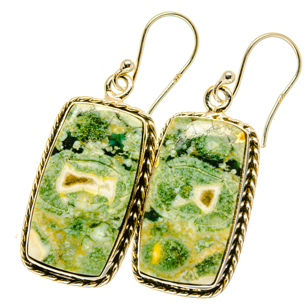 Rainforest Opal Earrings handcrafted by Anasilvercos - EARR417662