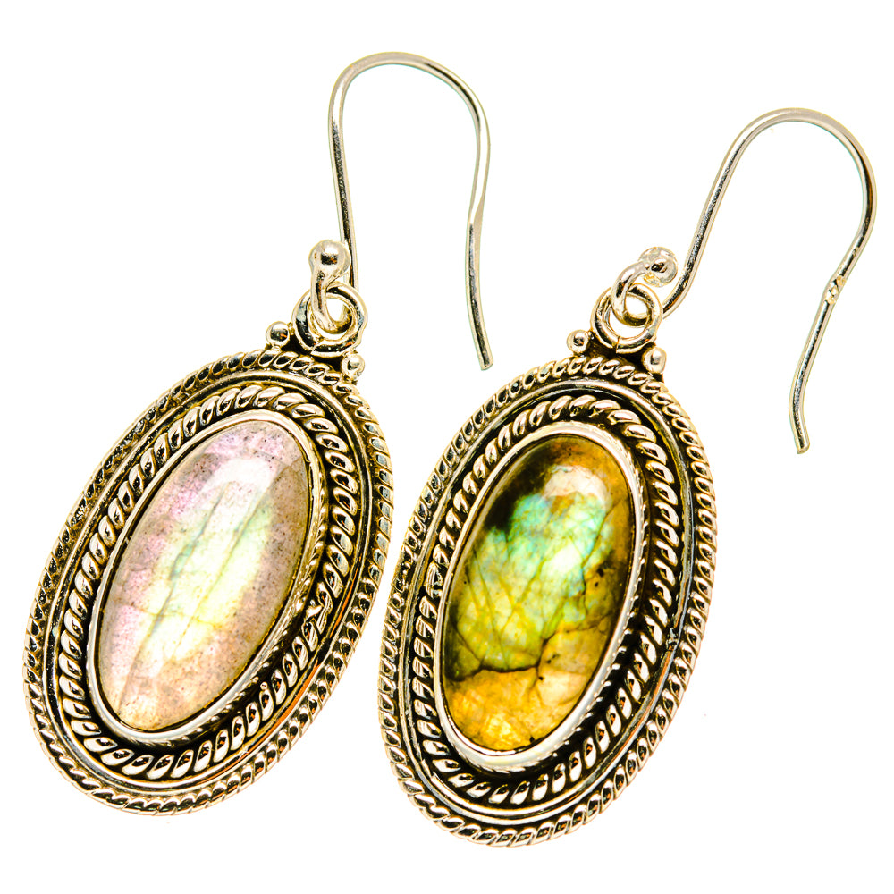 Labradorite Earrings handcrafted by Anasilvercos - EARR417681