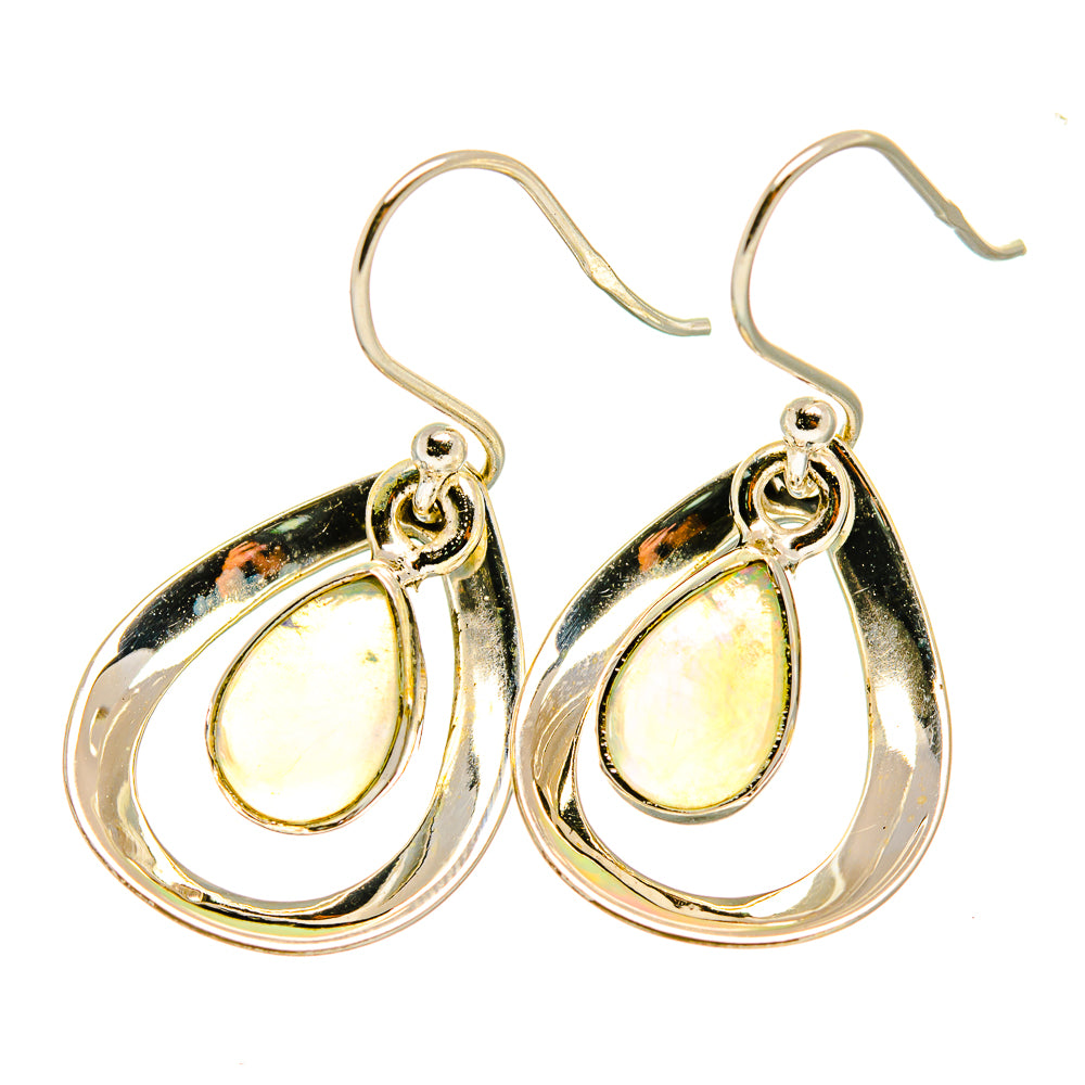 Ethiopian Opal Earrings handcrafted by Anasilvercos - EARR417682