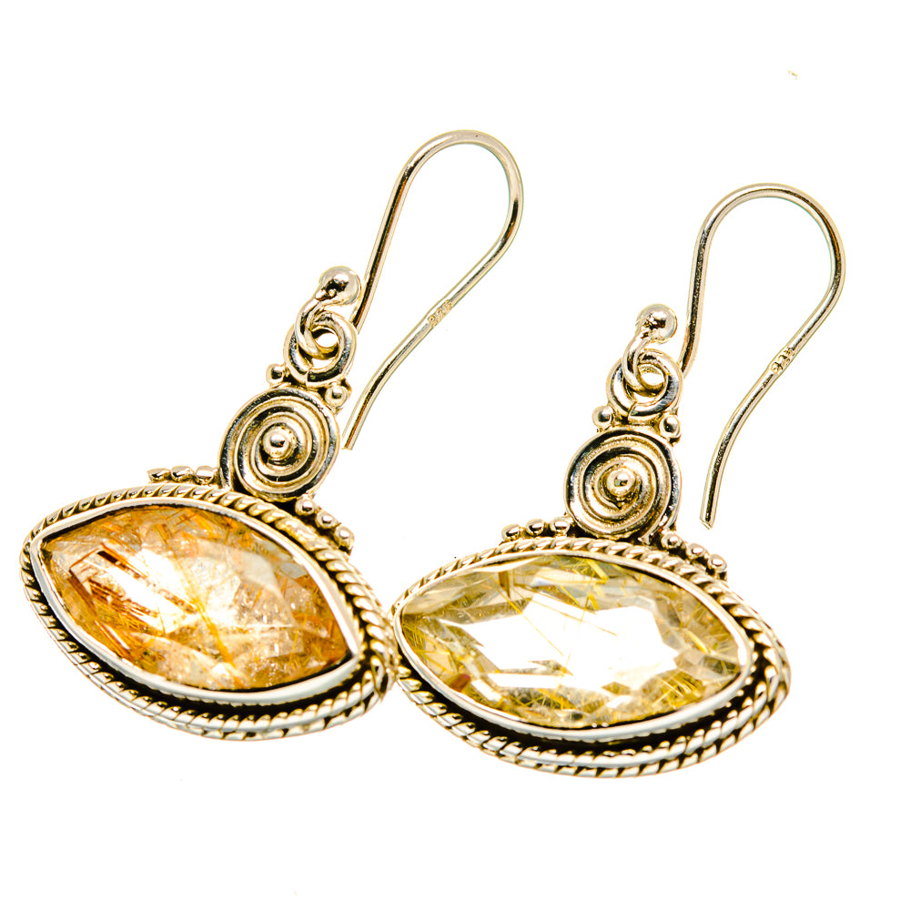 Citrine Earrings handcrafted by Anasilvercos - EARR417686