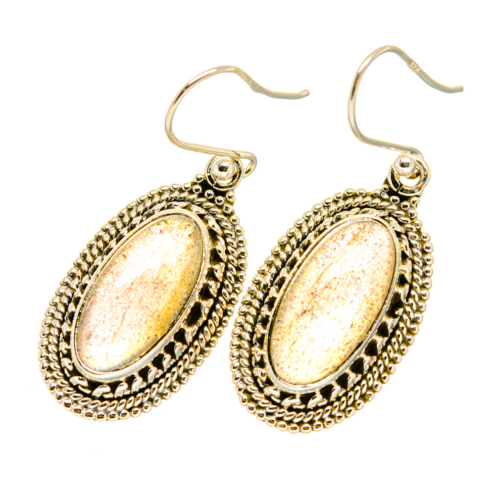 Labradorite Earrings handcrafted by Anasilvercos - EARR417701