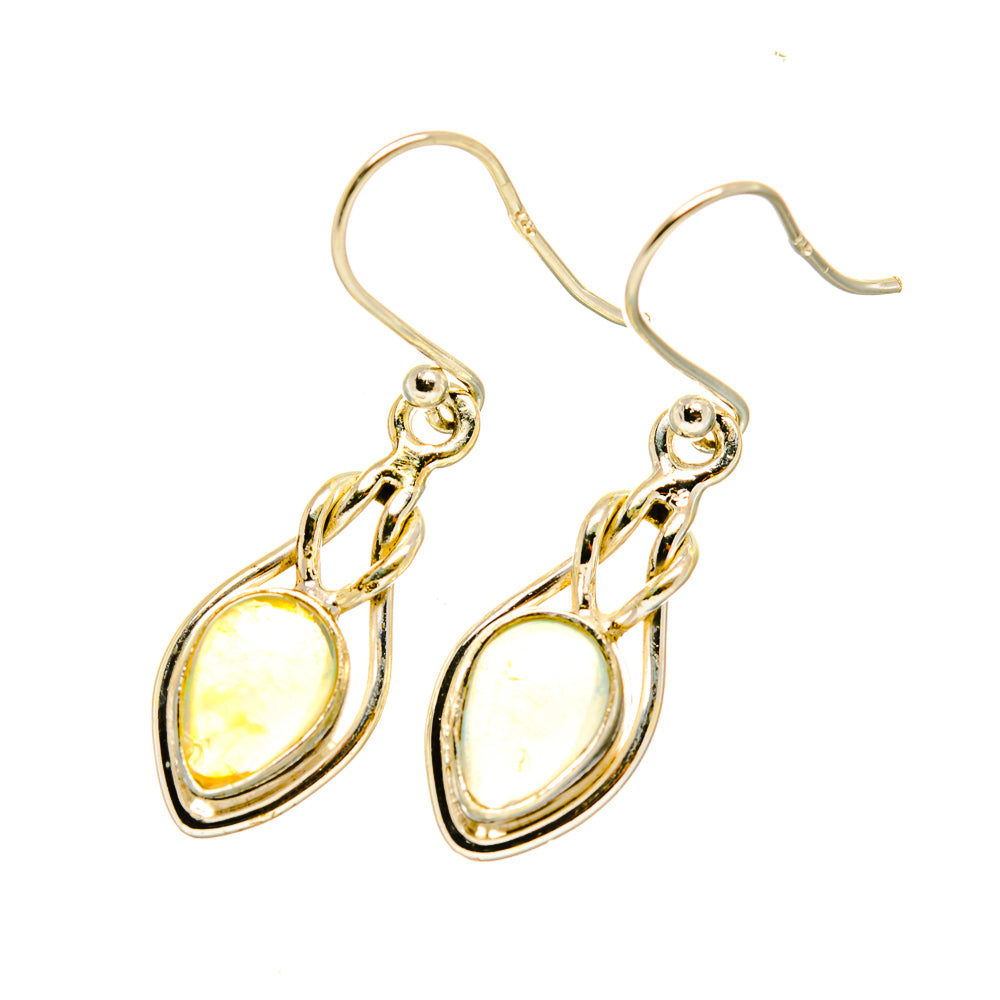 Ethiopian Opal Earrings handcrafted by Anasilvercos - EARR417726