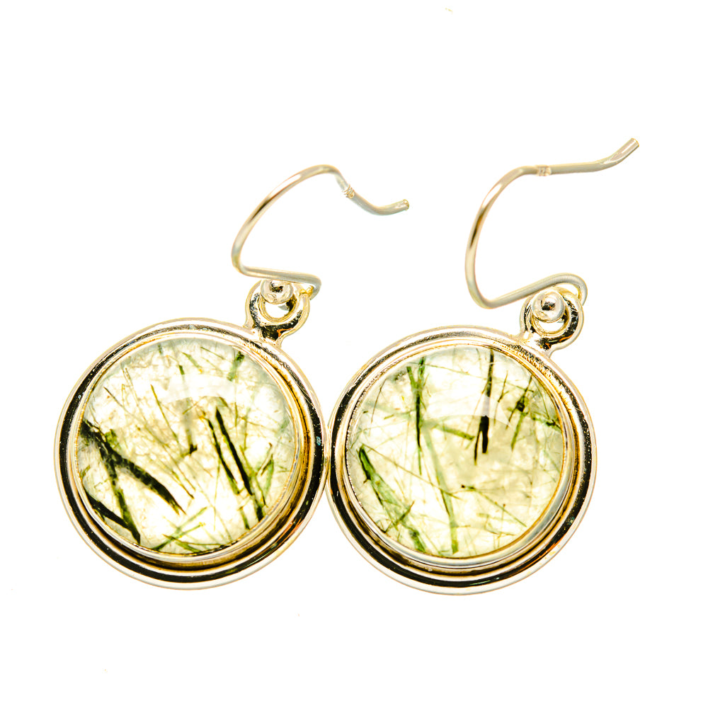Tourmalinated Quartz Earrings handcrafted by Anasilvercos - EARR417733