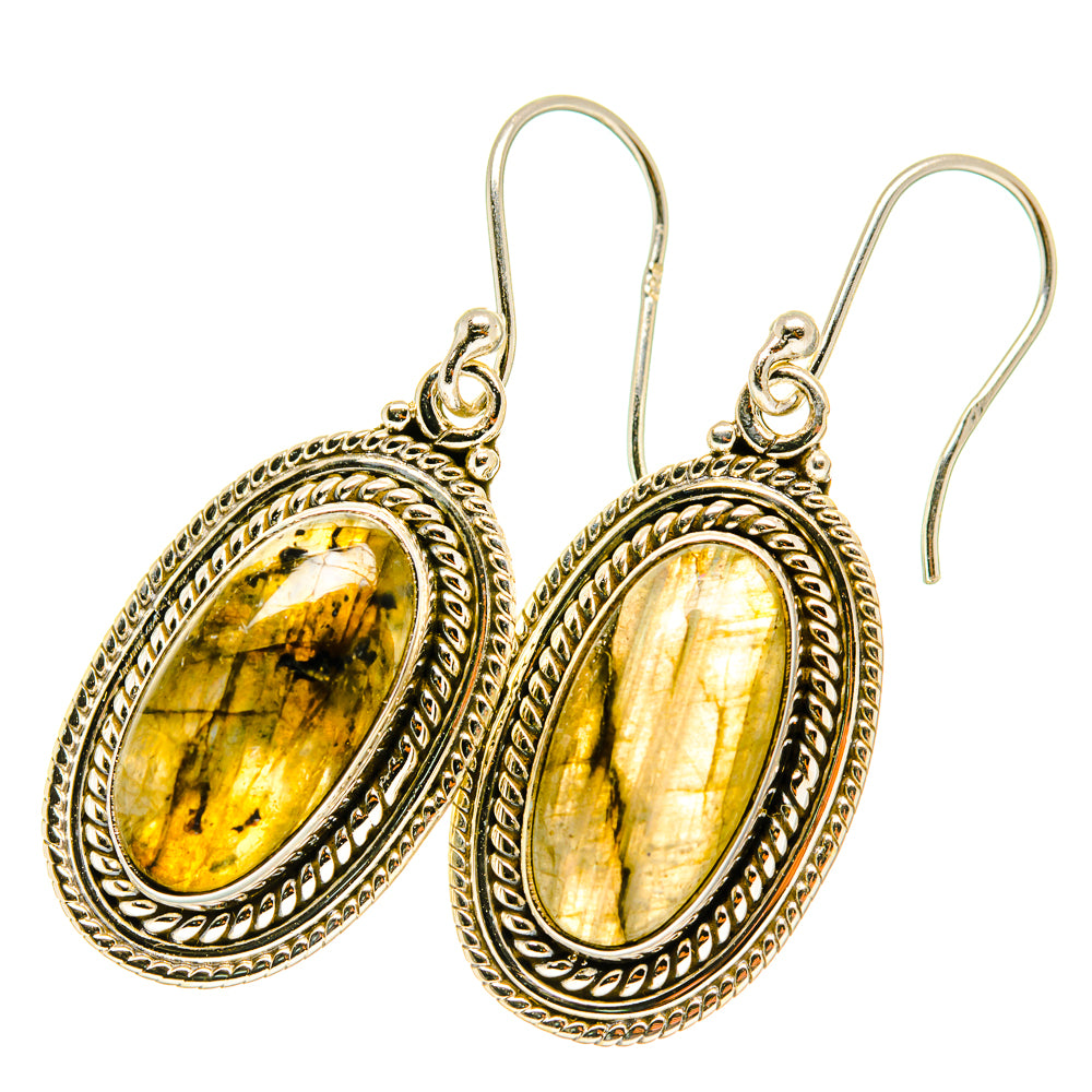 Labradorite Earrings handcrafted by Anasilvercos - EARR417735