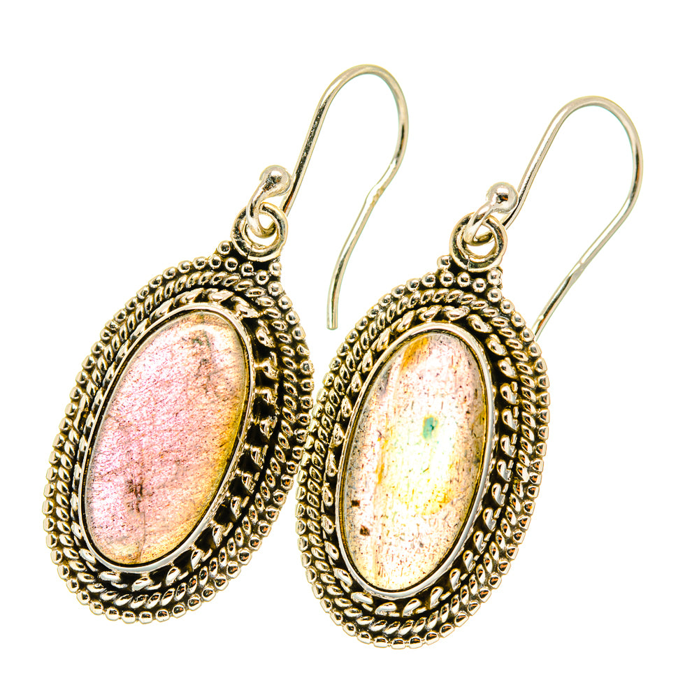 Labradorite Earrings handcrafted by Anasilvercos - EARR417762