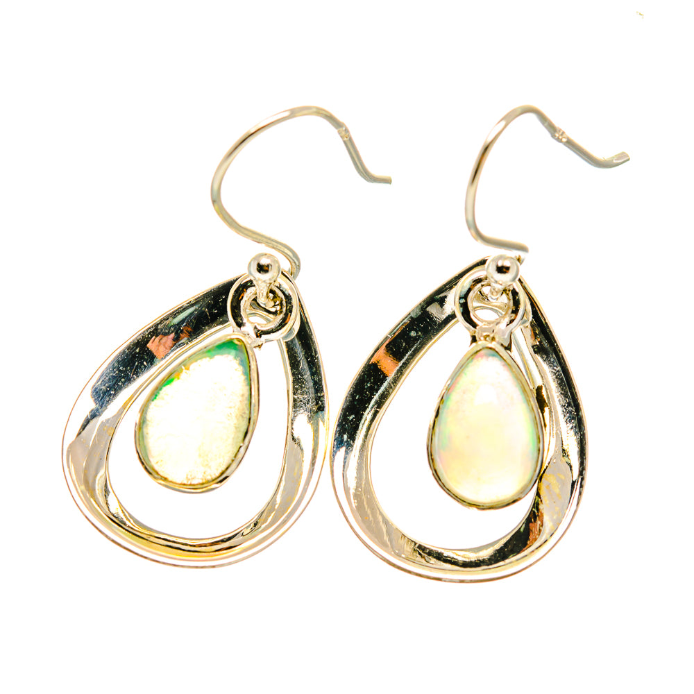 Ethiopian Opal Earrings handcrafted by Anasilvercos - EARR417787