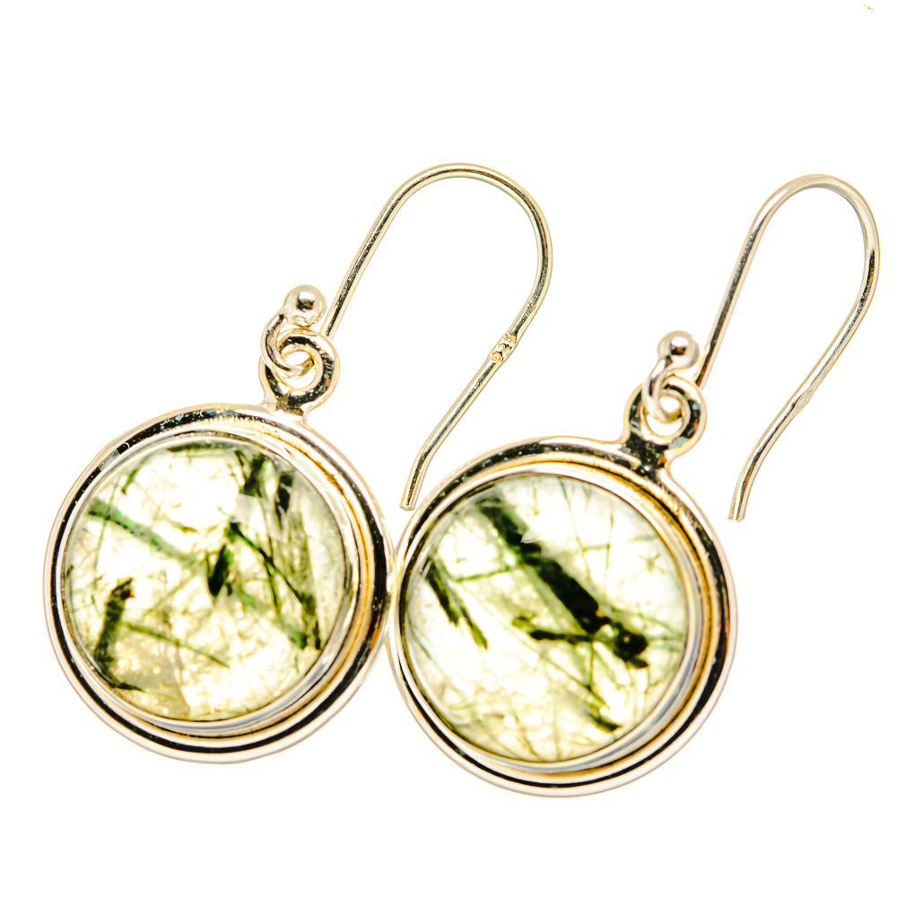 Tourmalinated Quartz Earrings handcrafted by Anasilvercos - EARR417791
