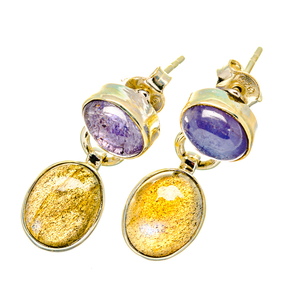 Labradorite Earrings handcrafted by Anasilvercos - EARR417795
