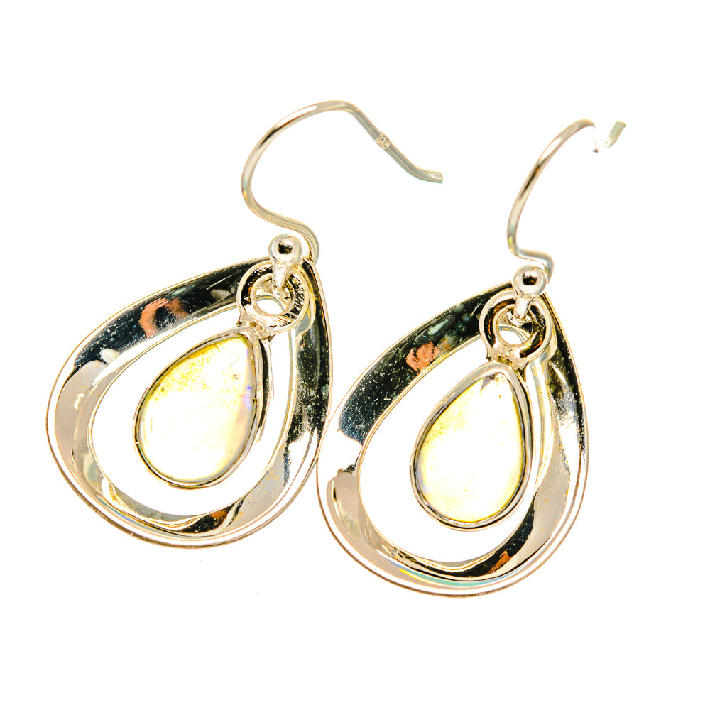 Ethiopian Opal Earrings handcrafted by Anasilvercos - EARR417796