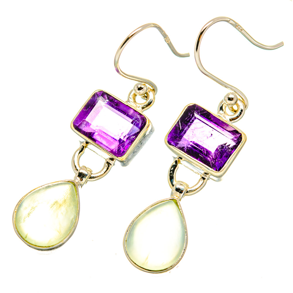 Prehnite Earrings handcrafted by Anasilvercos - EARR417803