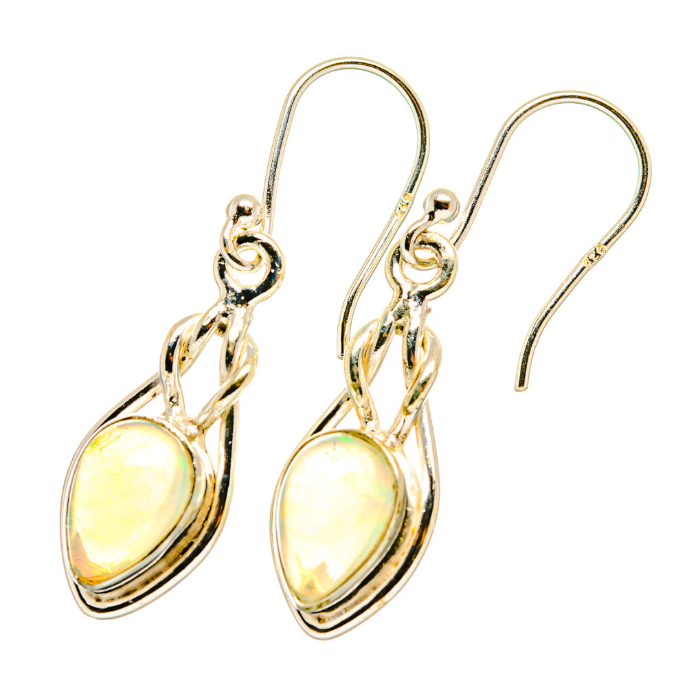Ethiopian Opal Earrings handcrafted by Anasilvercos - EARR417809