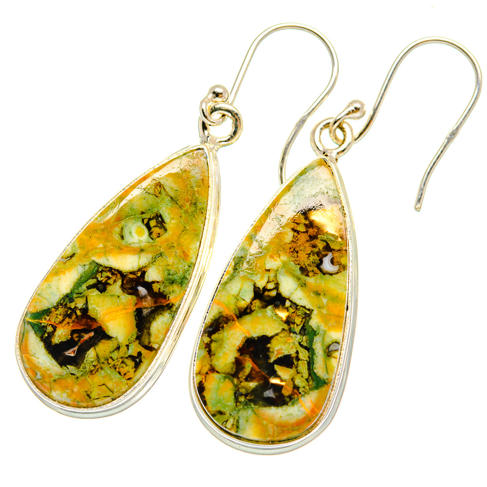 Rainforest Opal Earrings handcrafted by Anasilvercos - EARR417835
