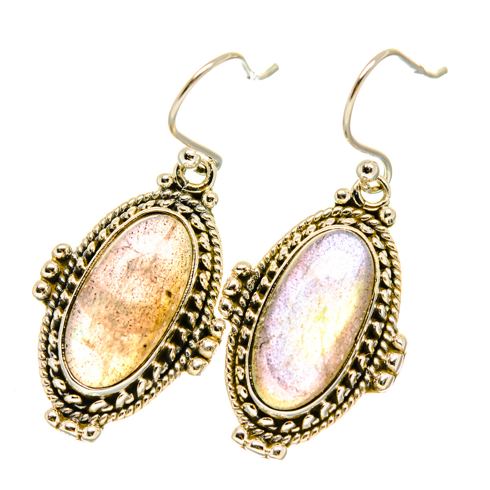 Labradorite Earrings handcrafted by Anasilvercos - EARR417842