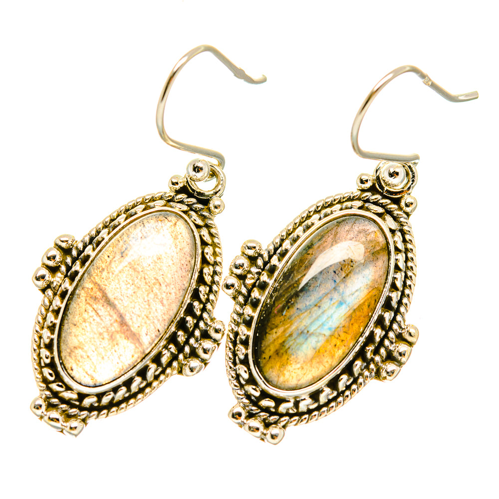 Labradorite Earrings handcrafted by Anasilvercos - EARR417867