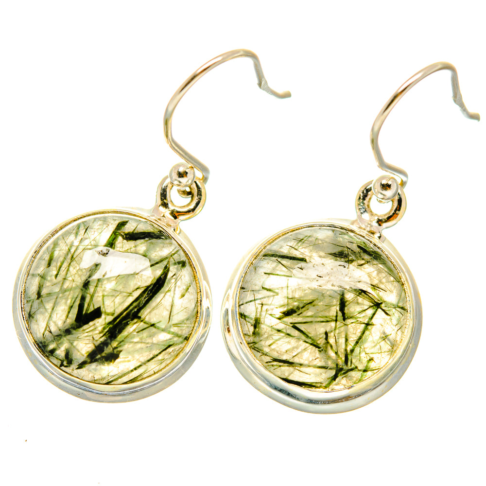Tourmalinated Quartz Earrings handcrafted by Anasilvercos - EARR417877