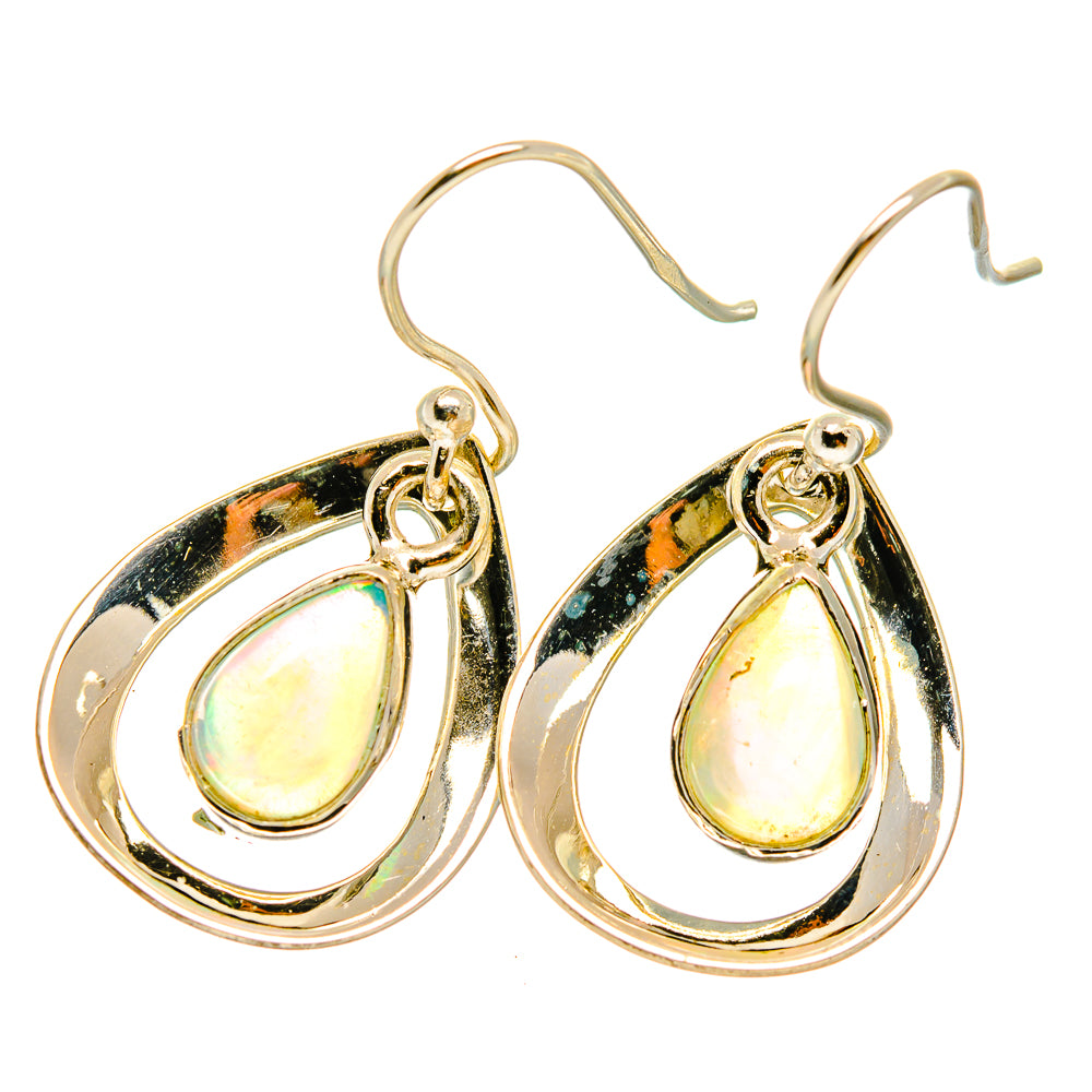 Ethiopian Opal Earrings handcrafted by Anasilvercos - EARR417882