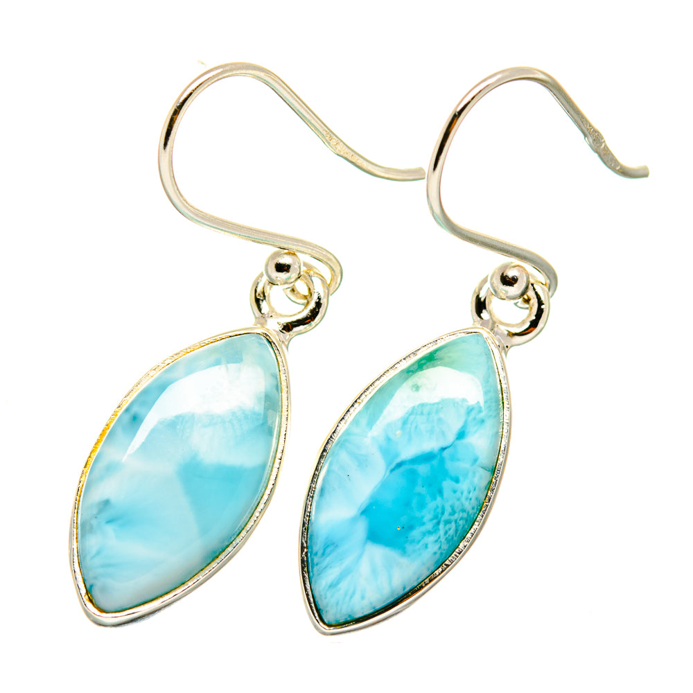 Larimar Earrings handcrafted by Anasilvercos - EARR417892