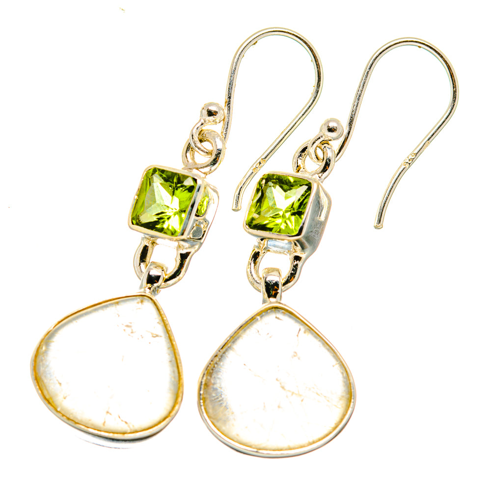 Rutilated Quartz Earrings handcrafted by Anasilvercos - EARR417893