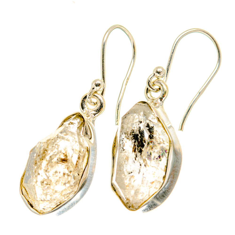 Herkimer Diamond Earrings handcrafted by Anasilvercos - EARR417915