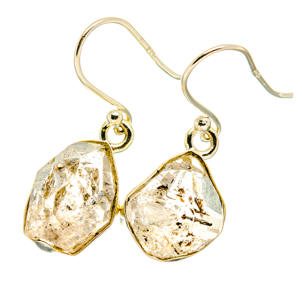 Herkimer Diamond Earrings handcrafted by Anasilvercos - EARR417927