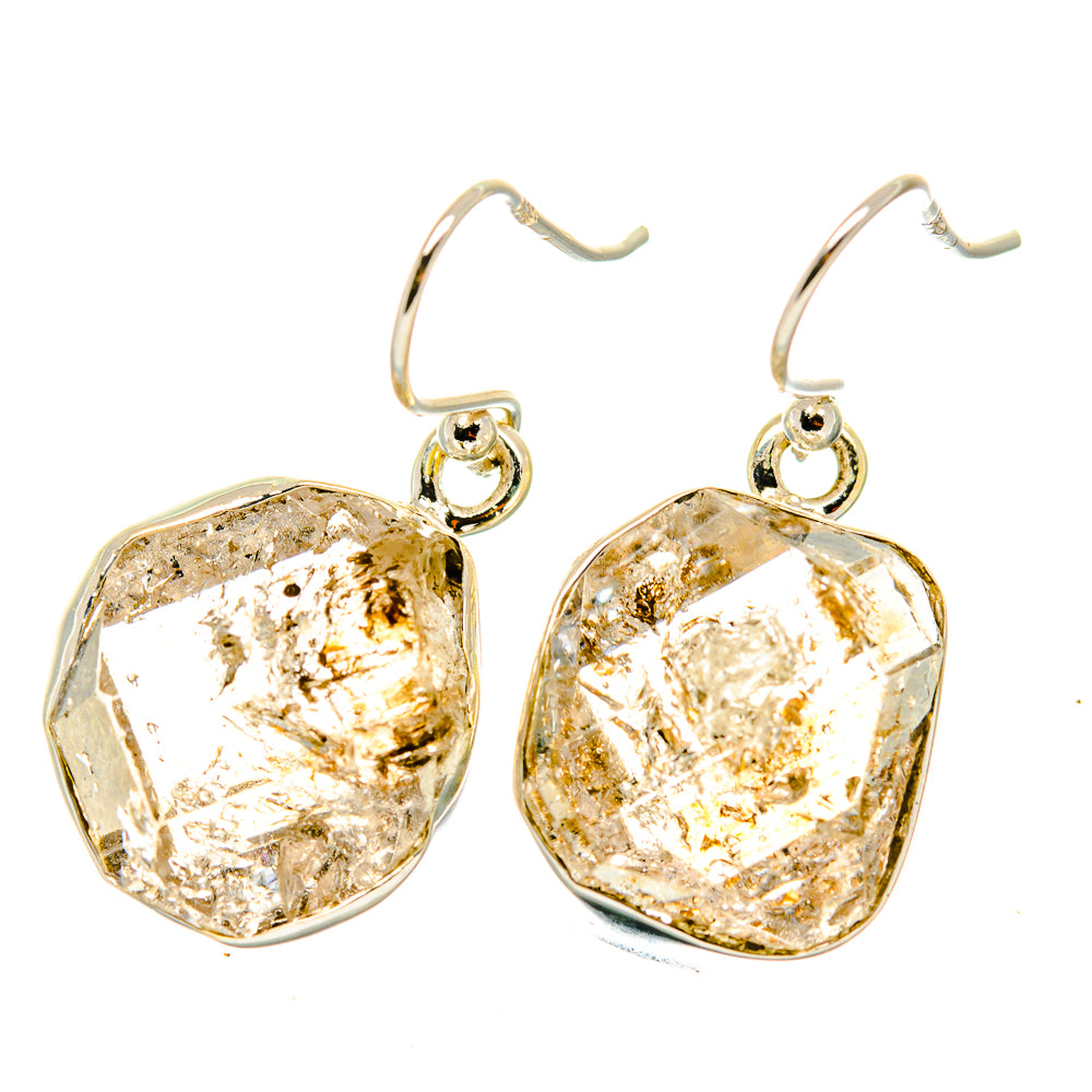 Herkimer Diamond Earrings handcrafted by Anasilvercos - EARR417938
