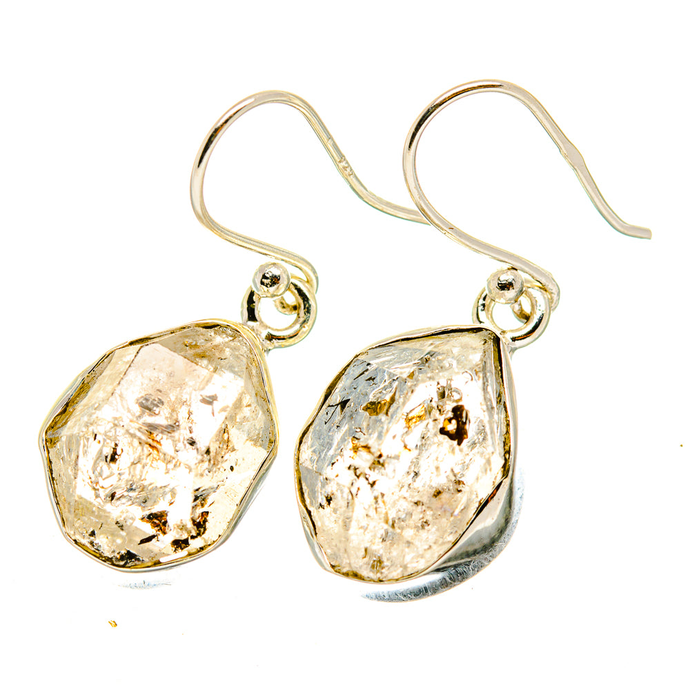 Herkimer Diamond Earrings handcrafted by Anasilvercos - EARR417945