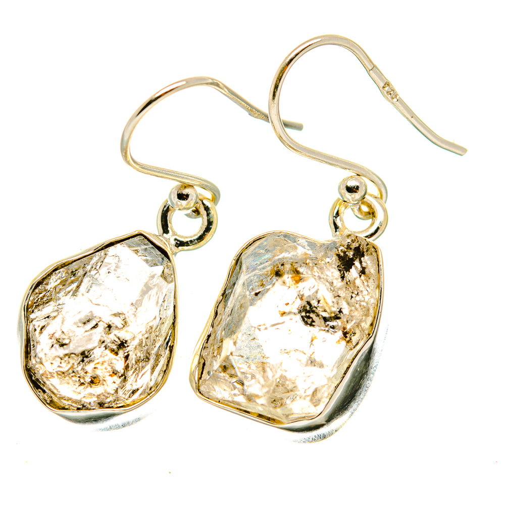 Herkimer Diamond Earrings handcrafted by Anasilvercos - EARR417981