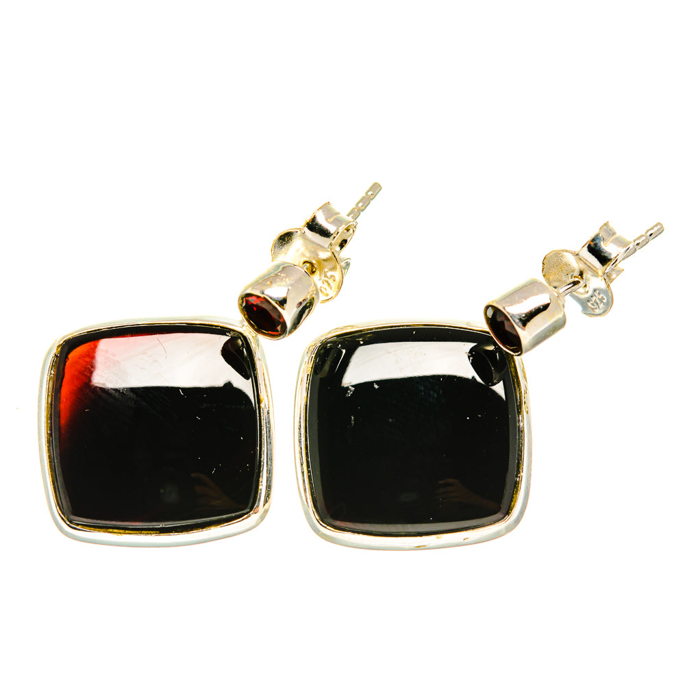 Black Onyx Earrings handcrafted by Anasilvercos - EARR417988