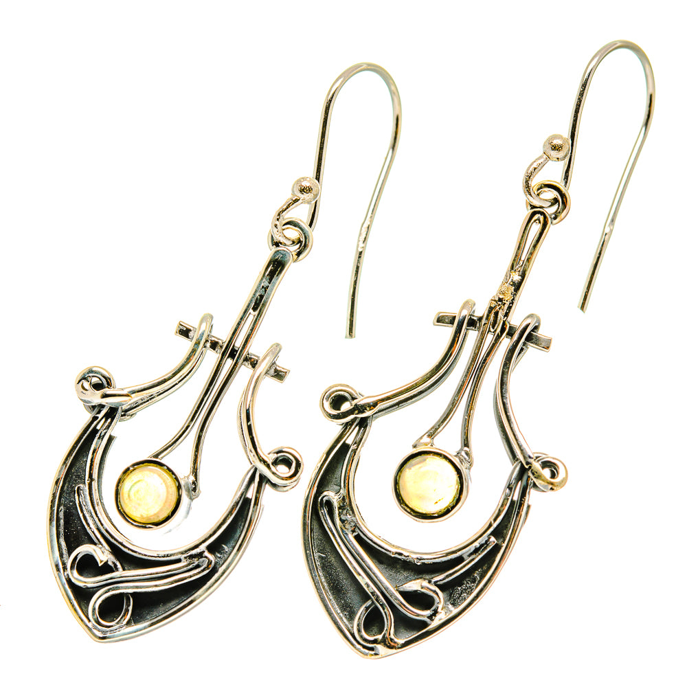 Citrine Earrings handcrafted by Anasilvercos - EARR418001