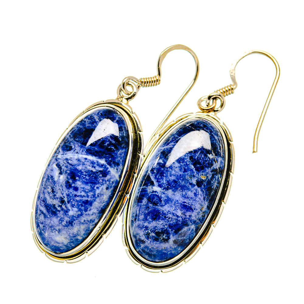 Sodalite Earrings handcrafted by Anasilvercos - EARR418011