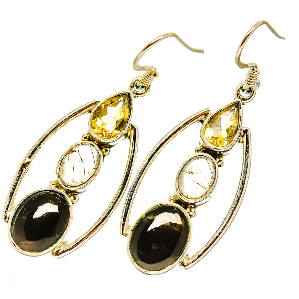 Black Onyx Earrings handcrafted by Anasilvercos - EARR418034