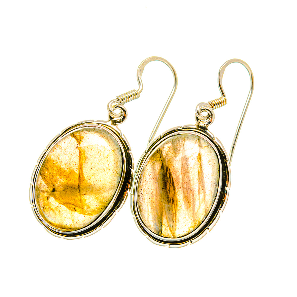 Labradorite Earrings handcrafted by Anasilvercos - EARR418093
