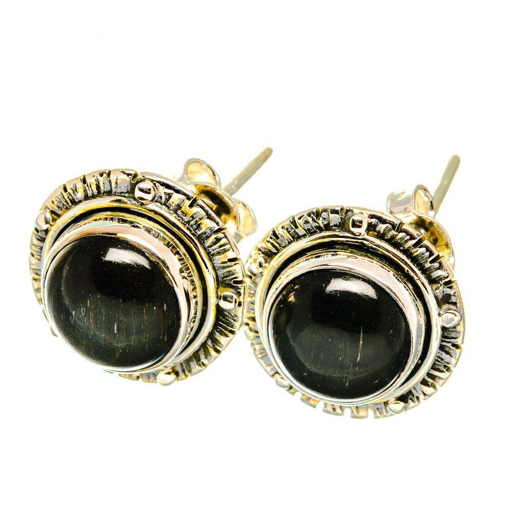 Black Onyx Earrings handcrafted by Anasilvercos - EARR418151