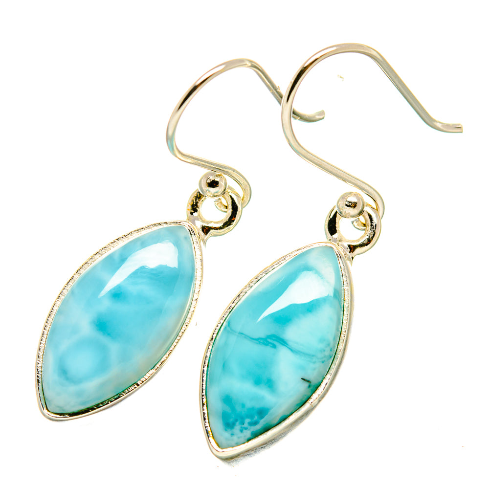 Larimar Earrings handcrafted by Anasilvercos - EARR418167