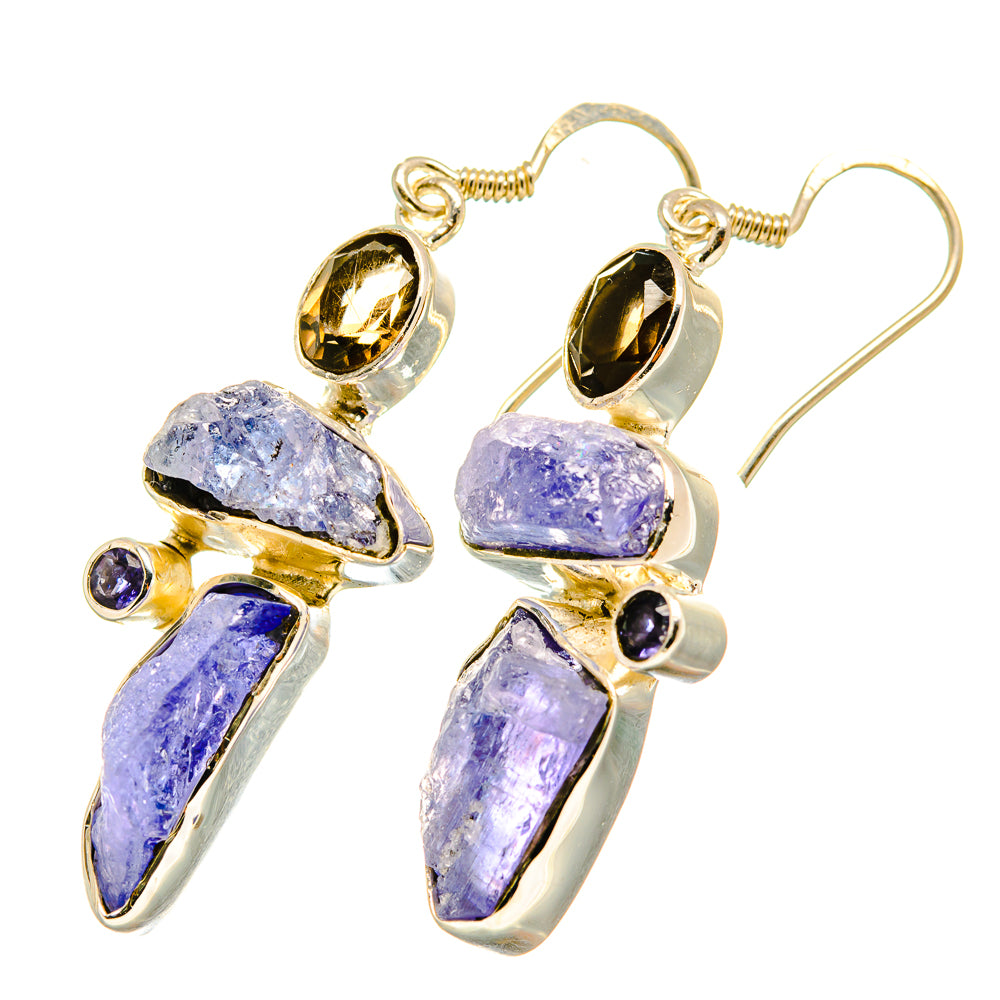 Tanzanite Earrings handcrafted by Anasilvercos - EARR418168