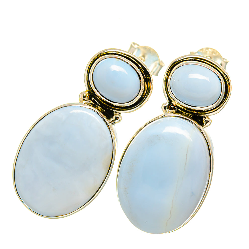 Owyhee Opal Earrings handcrafted by Anasilvercos - EARR418180